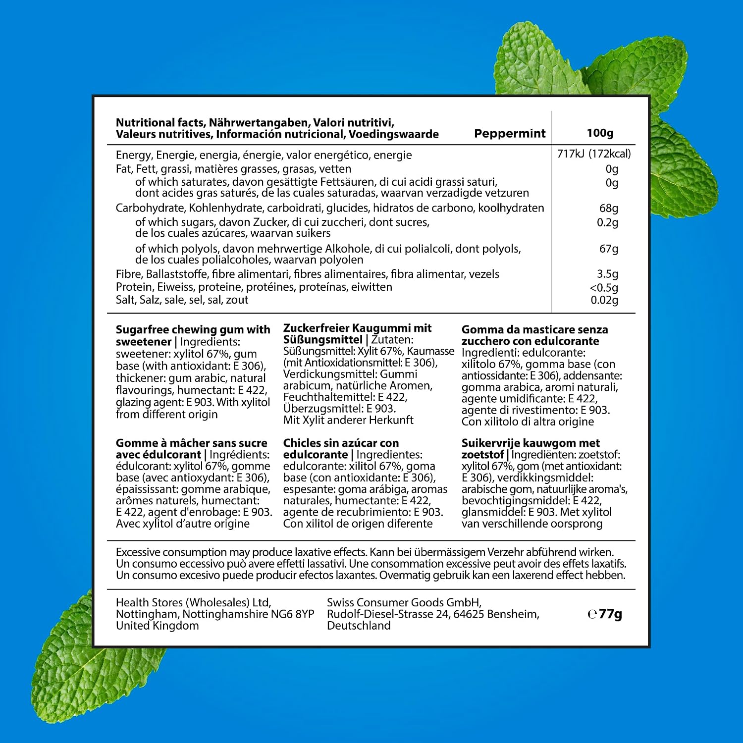 PUR Gum Peppermint Xylitol Chewing Gum 165 Count - view 6